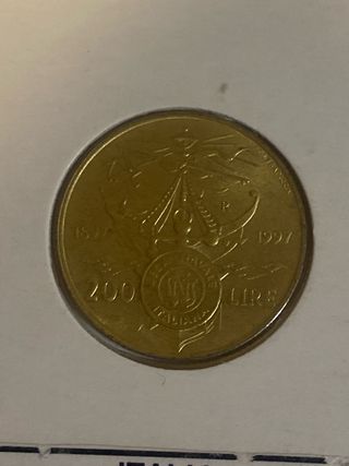 Lote 11 Monedas Italia 200 Liras