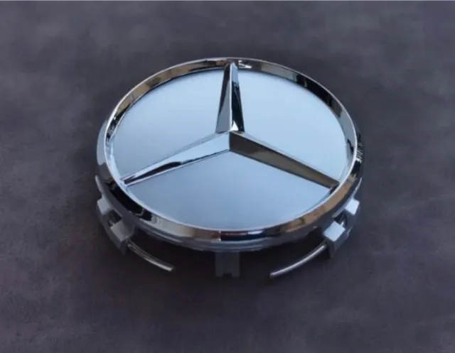 4 TAPABUJES CENTRO RUEDA LLANTA ORIGINAL MERCEDES