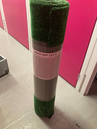 Césped artificial 1x5 m NUEVO