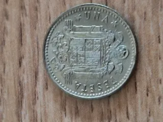 Moneda UNA PESETA
