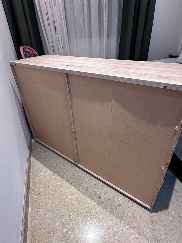 Cajonera moderna madera y gris