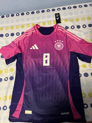 Camiseta Adidas Alemania Futbol Rosa Morado