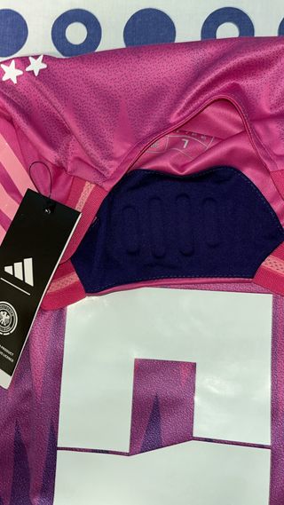 Camiseta Adidas Alemania Futbol Rosa Morado