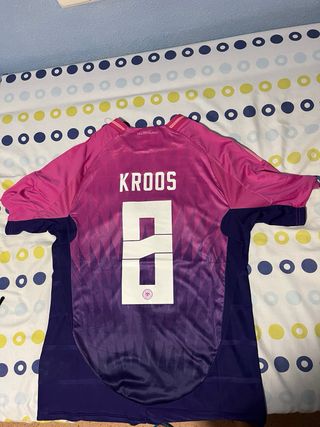 Camiseta Adidas Alemania Futbol Rosa Morado