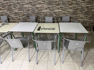 Mesas y Sillas Hostelería Coca-Cola