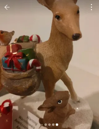 Villeroy & Boch statuina natalizia renna,nuova!