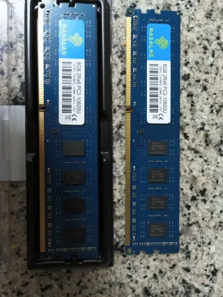 2 Memorias RAM RASALAS 8GB DDR3 PC3-10600U
