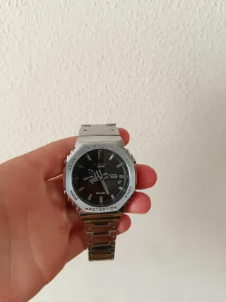 Reloj Casio G-Shock Plata y Negro