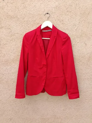 Blazer Rojo Stradivarius Talla S