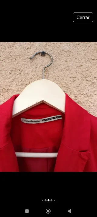 Blazer Rojo Stradivarius Talla S