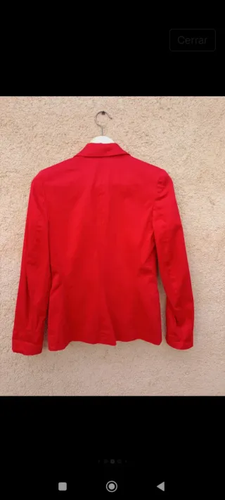 Blazer Rojo Stradivarius Talla S