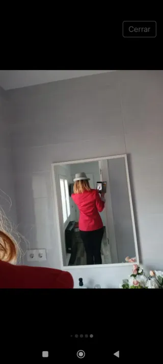 Blazer Rojo Stradivarius Talla S