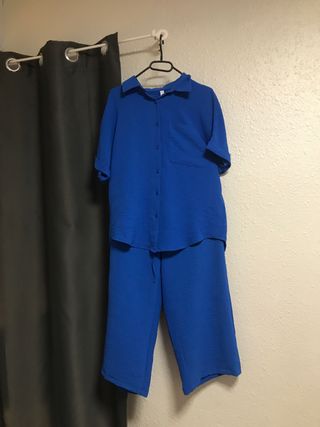 Conjunto Verano Mujer Azul Marino Cómodo