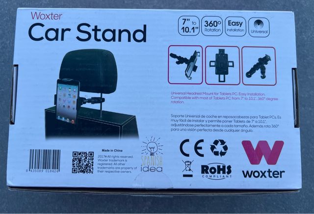 Soporte Tablet Coche Woxter de 7 a 10.1 pulgadas