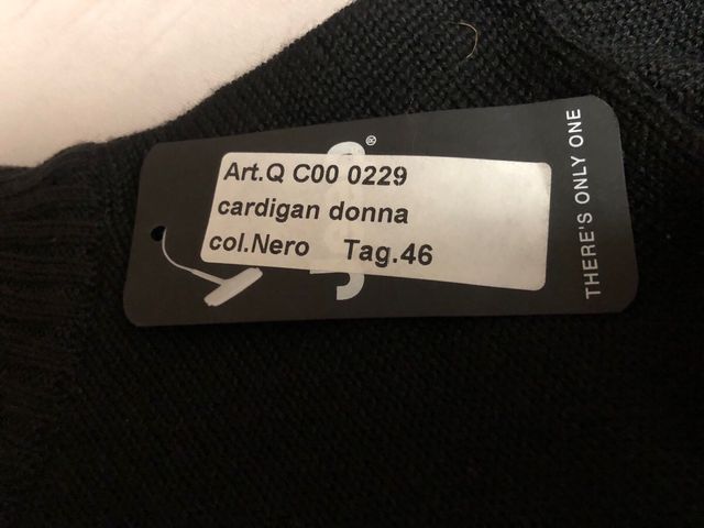 Cardigan Jeep zip nero