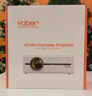 Mini Proyector V5 Portátil Blanco