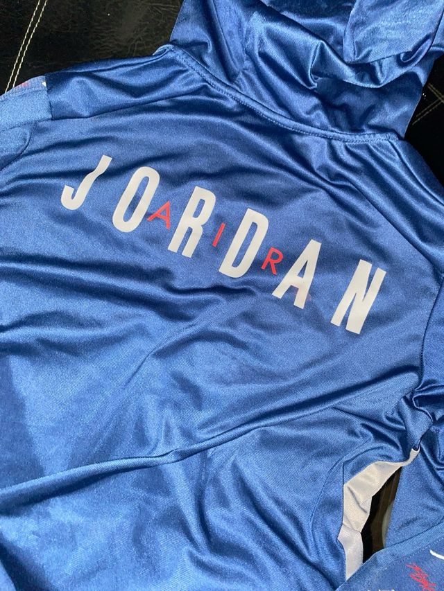 Sudadera Jordan Media Cremallera Azul/Gris