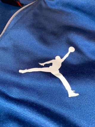 Sudadera Jordan Media Cremallera Azul/Gris