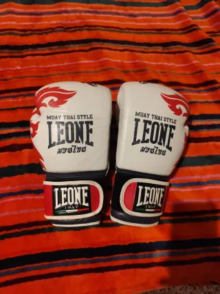 Guantes Boxeo Leone Piel Canguro Muay Thai