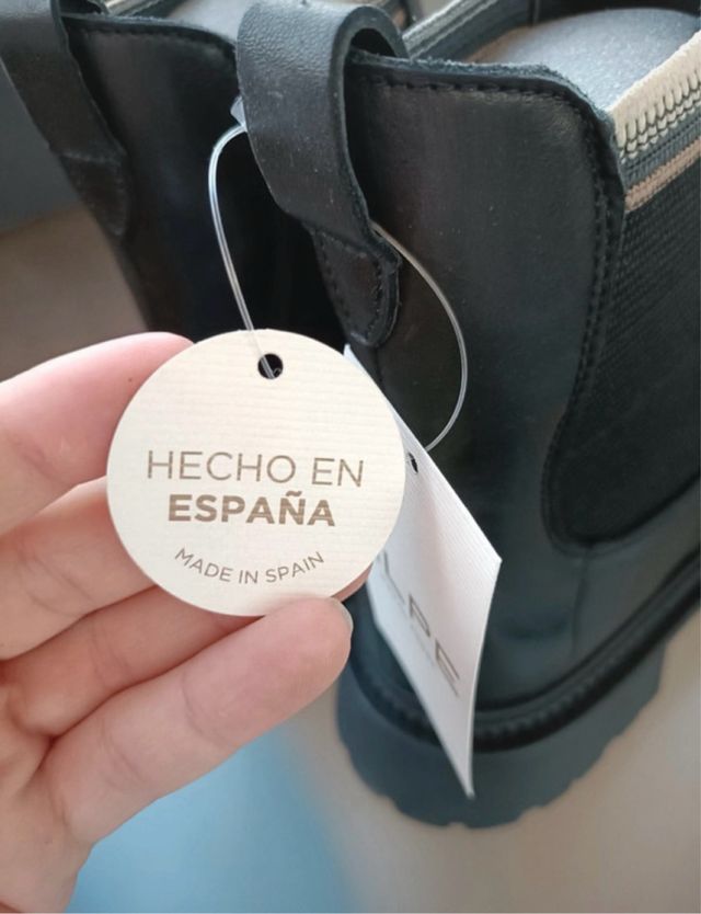 Botines piel ALPE negros