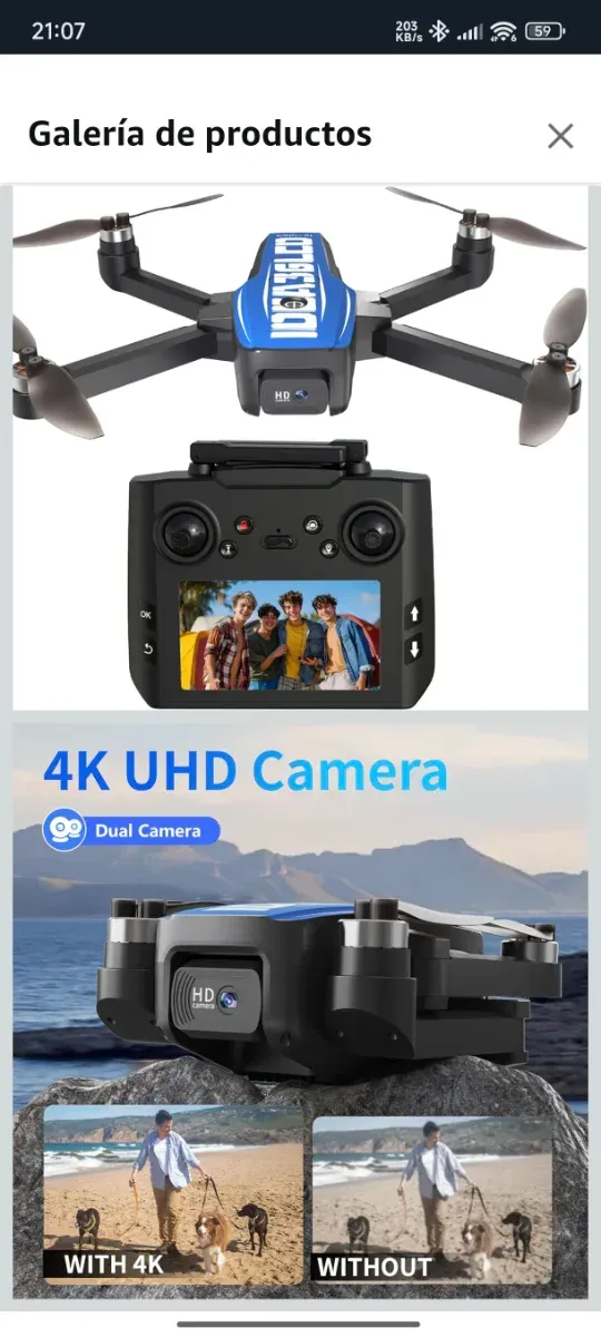 Dron IDEA con GPS y Pantalla Nuevo