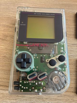 Nintendo Game Boy Transparente + 2 Juegos