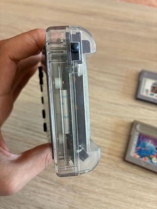 Nintendo Game Boy Transparente + 2 Juegos