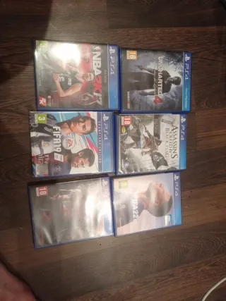 PS4 Juegos: NBA 2K17, Uncharted 4, FIFA 19