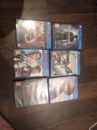 PS4 Juegos: NBA 2K17, Uncharted 4, FIFA 19