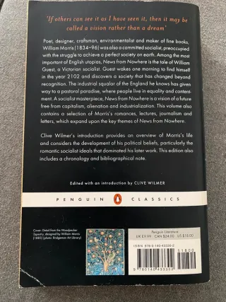 William Morris – News from Nowhere and Other Writi