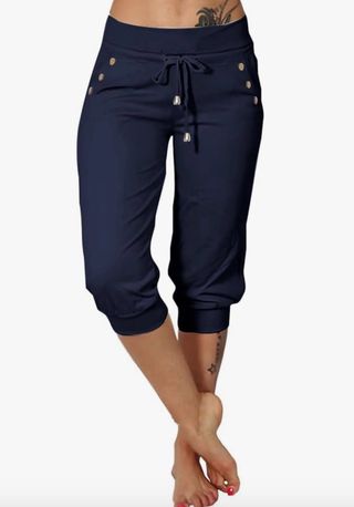 Pantaloni da pesca blu