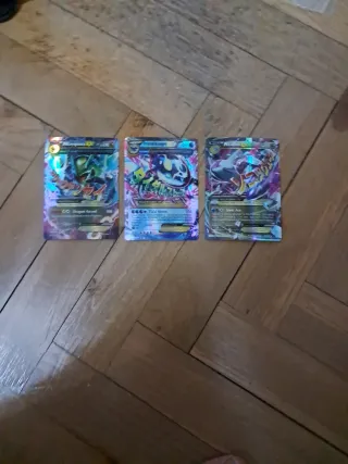 Lote 3 Cartas Pokémon Mega EX