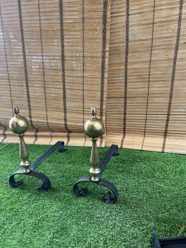 Pareja de morillos para chimenea