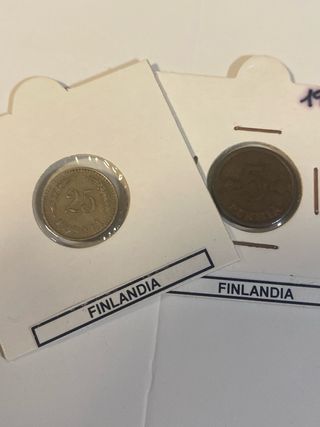 Lote 11 monedas Finlandia