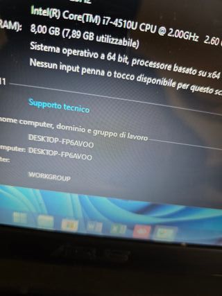 ASUS  15.6 Laptop i7 - 8 GB/ 16GB RAM   WIN11 