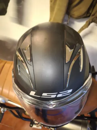 Casco LS2 Valiant II Modular  Negro Mate