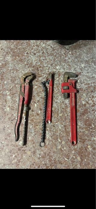 Juego de 3 llaves de fontanería