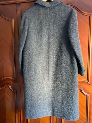 Abrigo Lana Gris T L-XL