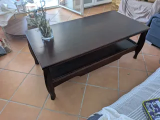 Mesa de centro de día madera