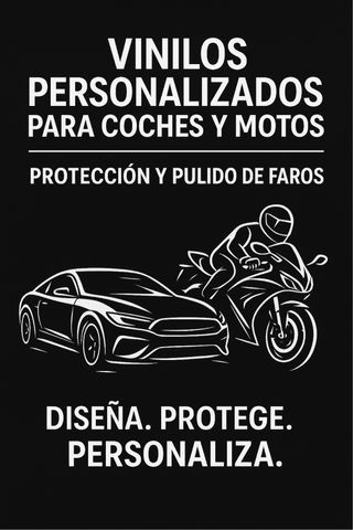 Vinilos personalizados coches y motos