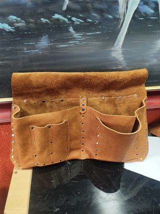 Bolsa de herramientas de cuero