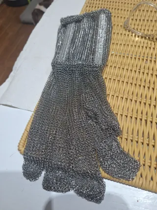 Guante de malla inoxidable para cocina