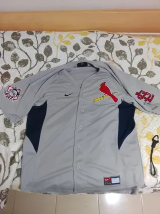 Chaqueta Nike MLB St. Louis Cardinals Gris
