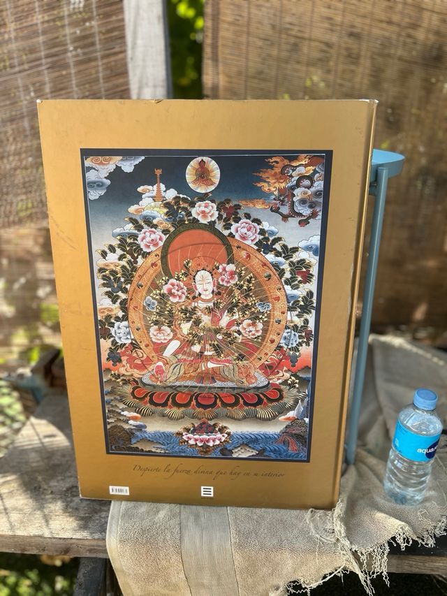 Pareja de lamparitas ratán y metal blanco