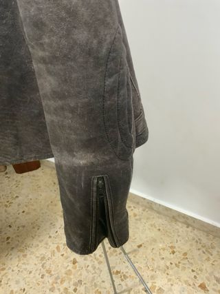 Cazadora Cuero Zara Talla L
