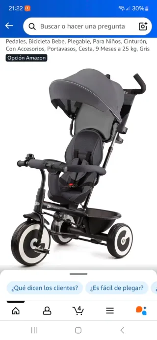 Triciclo infantil Kinderkraft