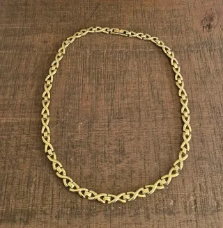Collar chapado en oro vintage Yves Rocher
