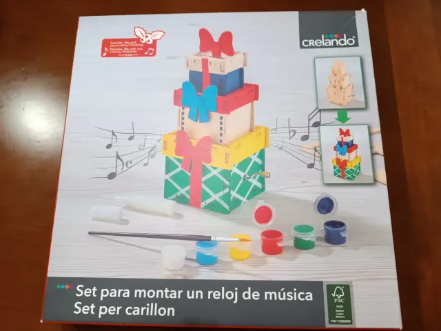 Maqueta Crelan do Reloj de Música