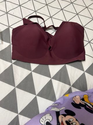 Sujetador de lactancia granate talla XXL