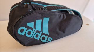 Borsa Padel Adidas Nera e Azzurra Taglia media